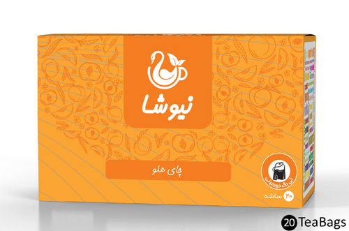 چای سیاه و هلو